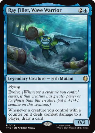 Ray Fillet, Wave Warrior (Surge Foil) (TMC-014)