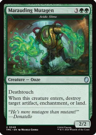 Marauding Mutagen - Acidic Slime (Surge Foil) (TMC-048)