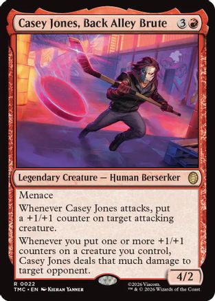 Casey Jones, Back Alley Brute (Surge Foil) (TMC-022)