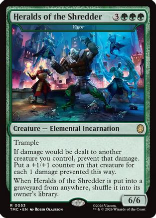 Heralds of the Shredder - Vigor (Surge Foil) (TMC-053)