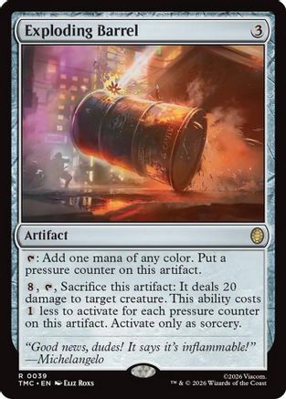 Exploding Barrel (Surge Foil) (TMC-039)