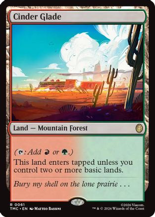 Cinder Glade (Surge Foil) (TMC-061)