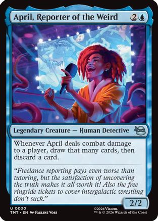 April, Reporter of the Weird (TMT-030) (Foil)