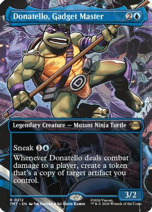 Donatello, Gadget Master (Borderless) (TMT-212) (Foil)