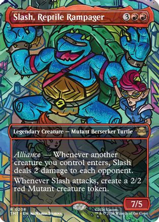Slash, Reptile Rampager (Borderless) (TMT-208)