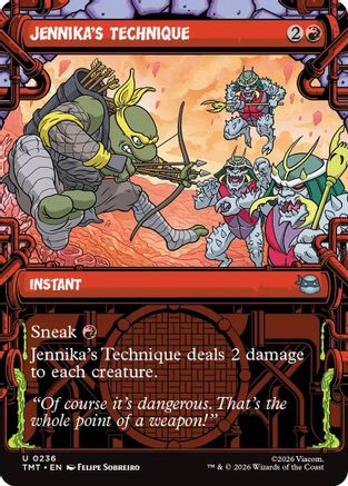 Jennika's Technique (Showcase) (TMT-236) (Foil)