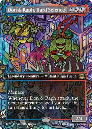 Don & Raph, Hard Science (Borderless) (TMT-205) (Foil)