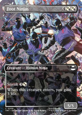Foot Ninjas (Borderless) (TMT-209) (Foil)