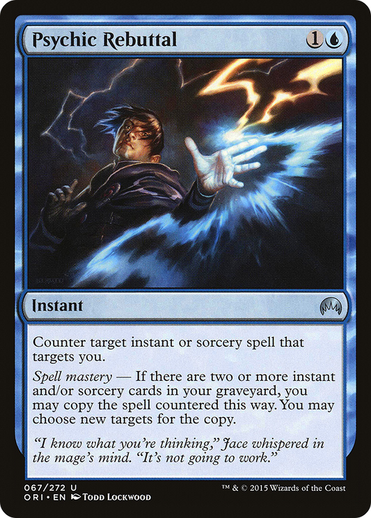 Psychic Rebuttal (ORI-067) (Foil)