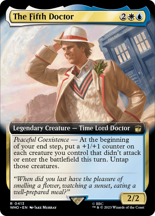The Fifth Doctor (WHO-413) (Extended Art)