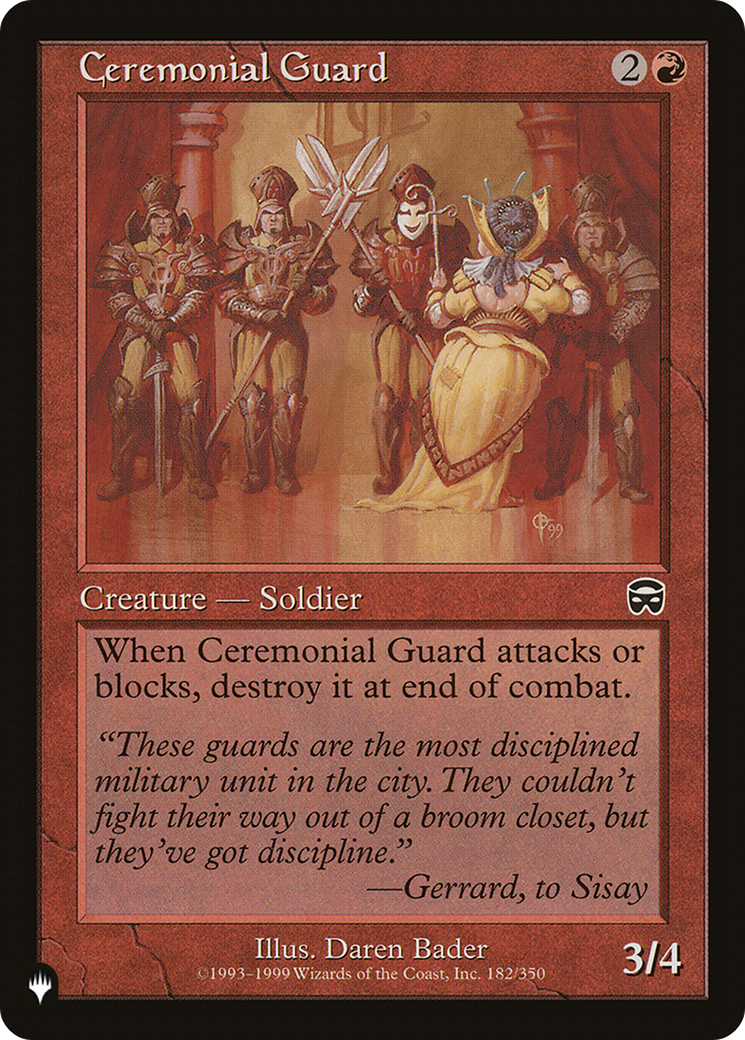 Ceremonial Guard (LIST-MMQ-182)