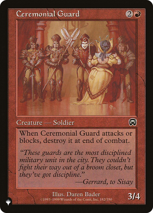 Ceremonial Guard (LIST-MMQ-182)