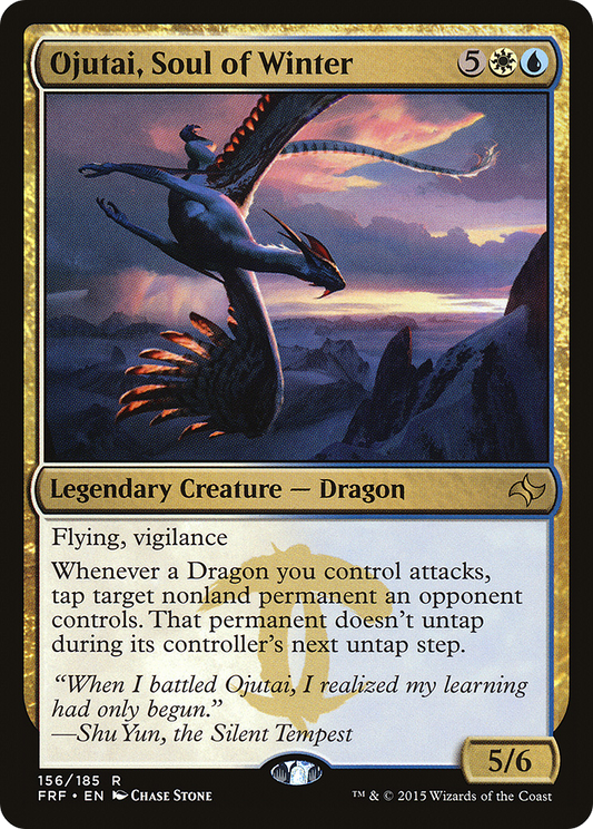 Ojutai, Soul of Winter (FRF-156) (Foil)