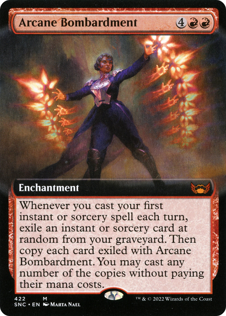 Arcane Bombardment (SNC-422) (Extended Art) (Foil)