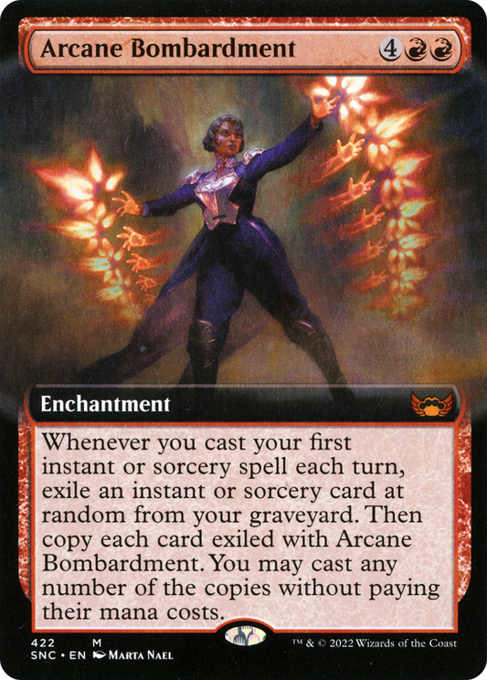 Arcane Bombardment (SNC-422) (Extended Art) (Foil)