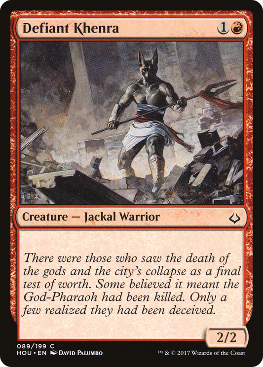 Defiant Khenra (HOU-089) (Foil)