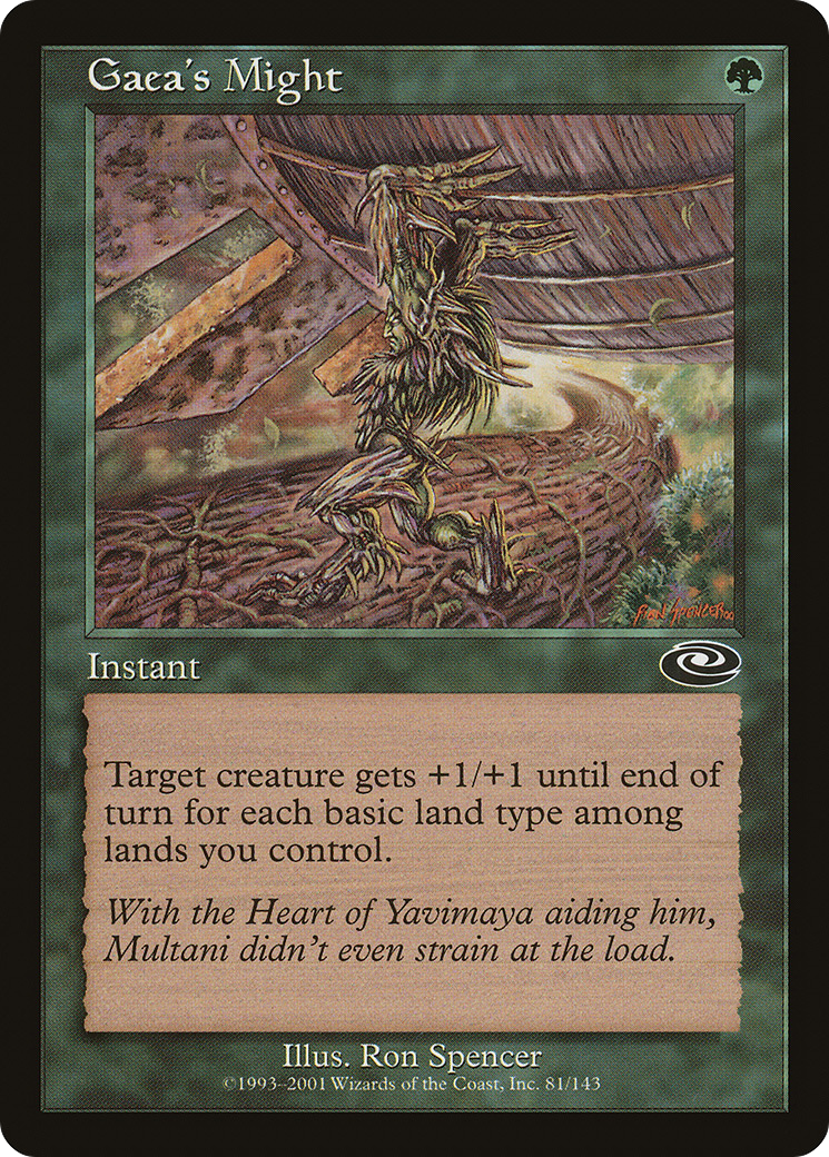 Gaea's Might (PLS-081) (Foil)