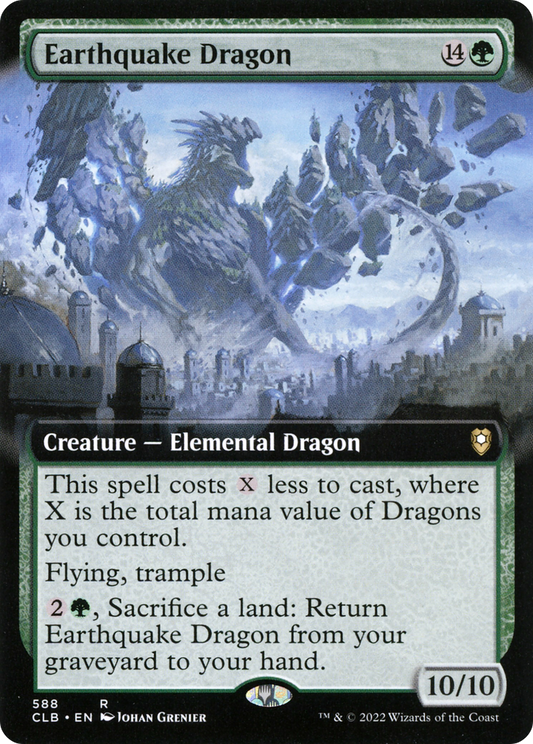 Earthquake Dragon (CLB-588) (Extended Art) (Foil)