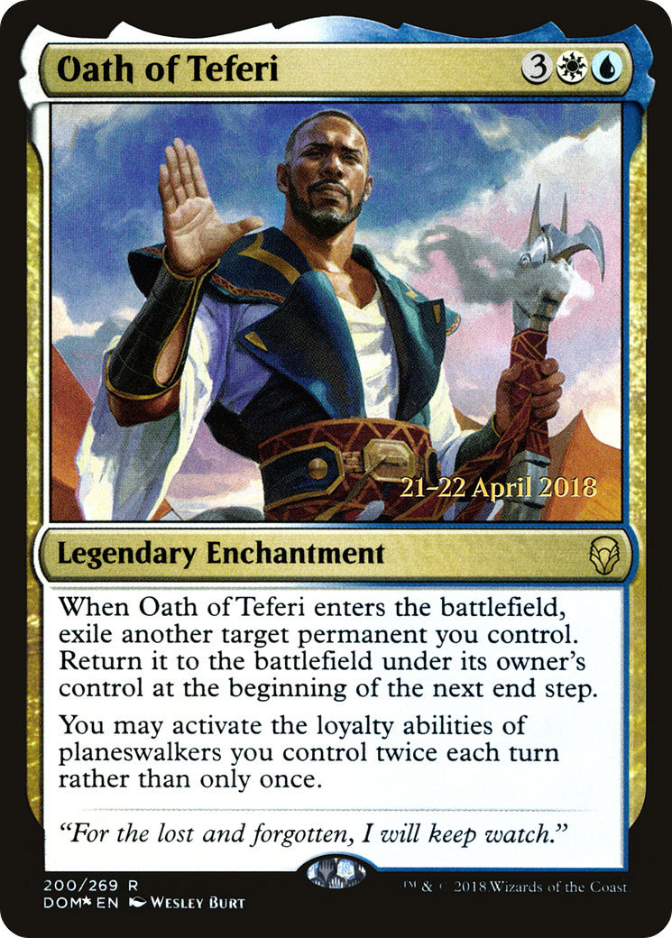 Oath of Teferi (PRE-200S) (Foil)
