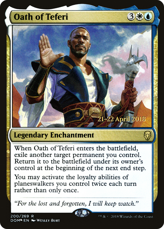 Oath of Teferi (PRE-200S) (Foil)