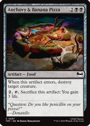 Anchovy & Banana Pizza (TMT-057) (Foil)