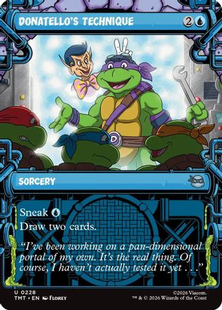 Donatello's Technique (Showcase) (TMT-228)