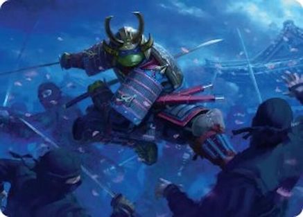 Leonardo, Sewer Samurai Art Card (1/54) (ASTMT-001)