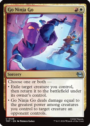 Go Ninja Go (TMT-149) (Foil)