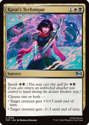 Karai's Technique (TMT-152) (Foil)