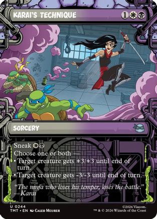 Karai's Technique (Showcase) (TMT-244)