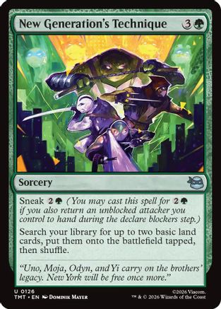 New Generation's Technique (TMT-126) (Foil)