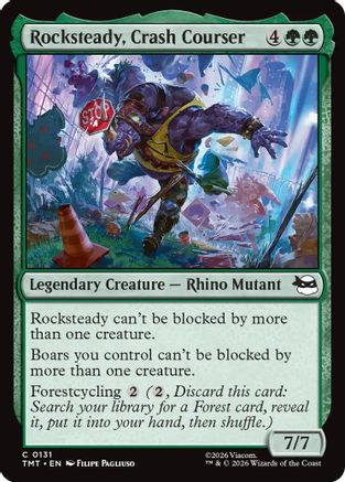 Rocksteady, Crash Courser (TMT-131) (Foil)