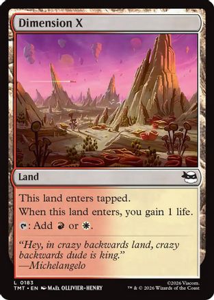 Dimension X (TMT-183) (Foil)
