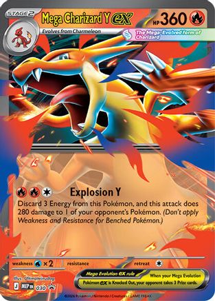 Mega Charizard Y ex (MEP-030) (Holofoil)