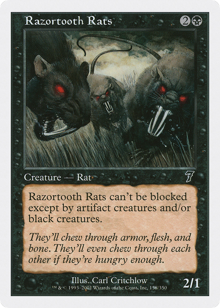 Razortooth Rats (7ED-158)
