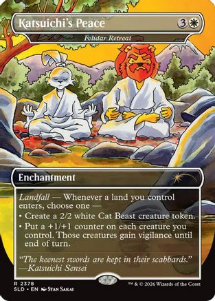 Katsuichi's Peace - Felidar Retreat (SLD-2378)