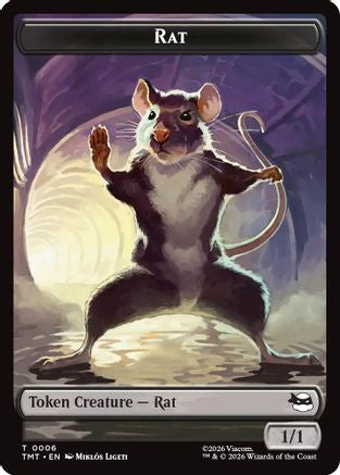 Rat // Copy Double-Sided Token (TMT-6 // 1)