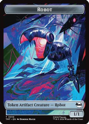 Robot // Food Double-Sided Token (TMT-10 // 8)