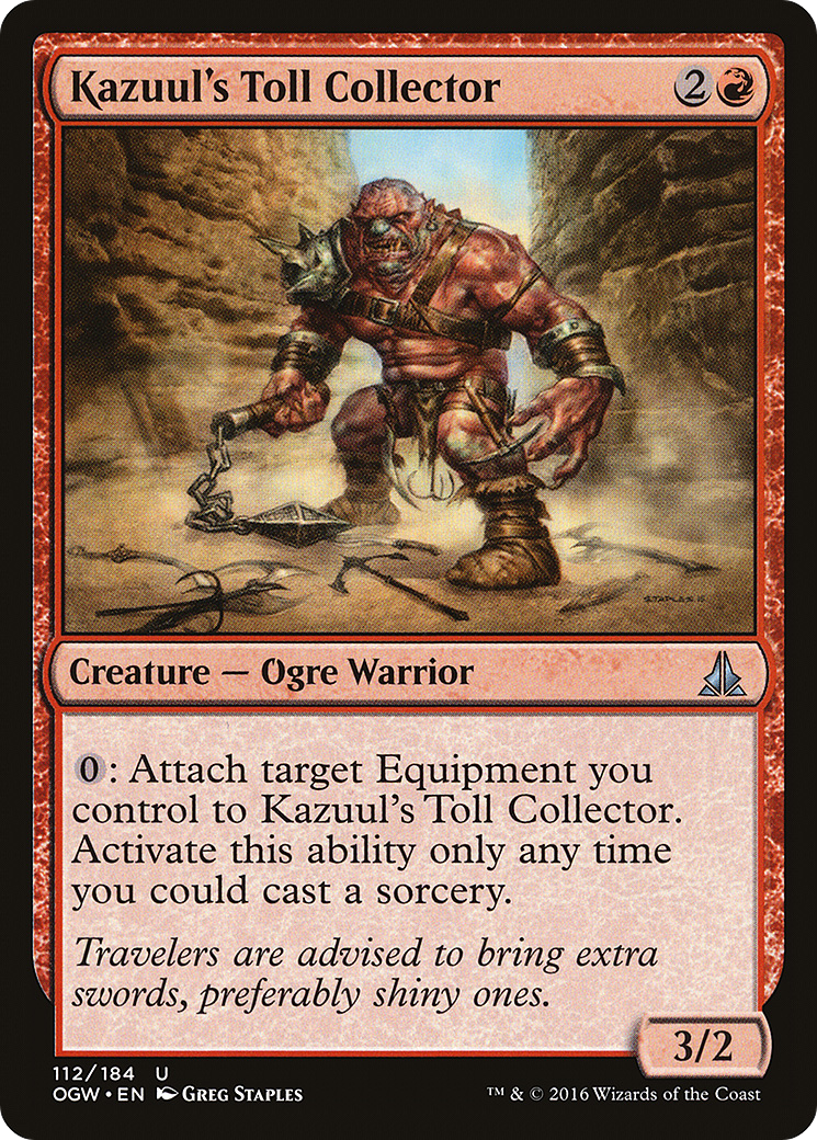 Kazuul's Toll Collector (OGW-112) (Foil)