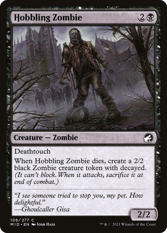 Hobbling Zombie (MID-106) (Foil)