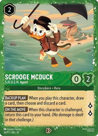 Scrooge McDuck - S.H.U.S.H. Agent (DLPC-036) (Holofoil)