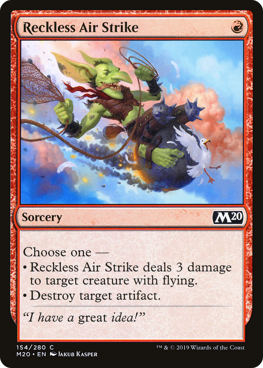 Reckless Air Strike (M20-154) (Foil)