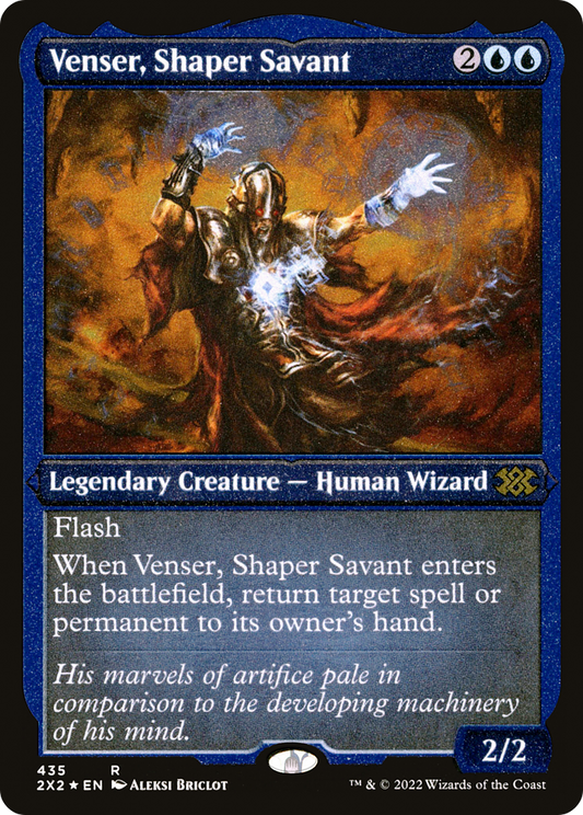Venser, Shaper Savant (2X2-435) (Etched Foil)