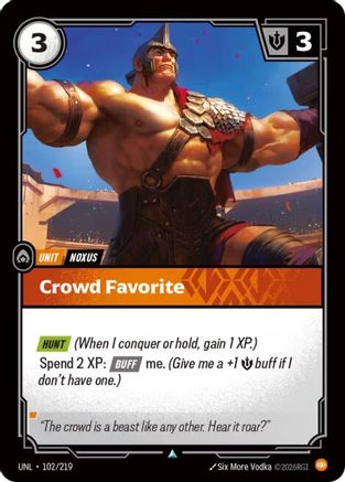Crowd Favorite (UNL-102)