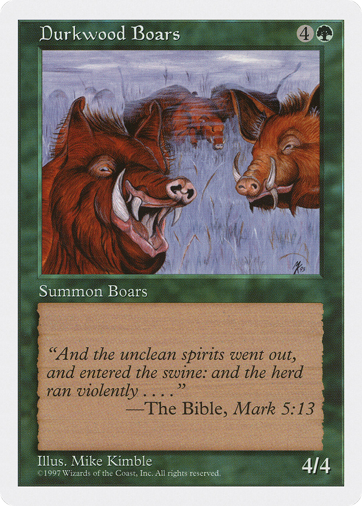 Durkwood Boars (5ED-289)