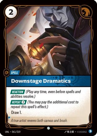 Downstage Dramatics (UNL-061) (Foil)