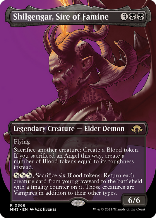 Shilgengar, Sire of Famine (MH3-366) (Borderless) (Foil)