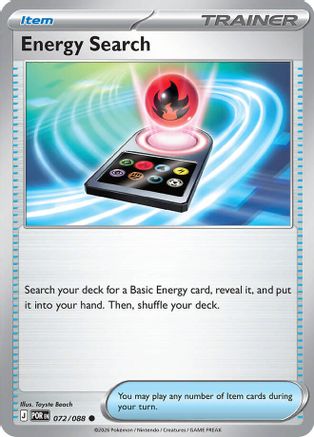 Energy Search (POR-072) (Reverse Holofoil)