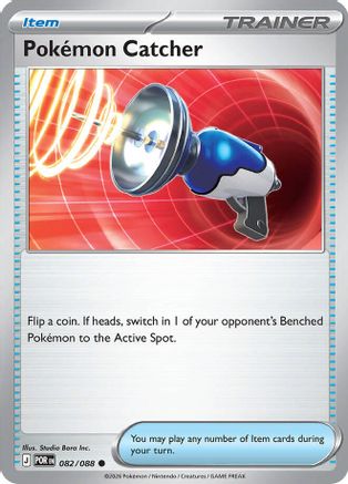Pokemon Catcher (POR-082) (Reverse Holofoil)