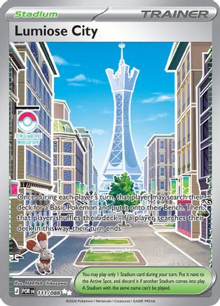 Lumiose City (POR-111) (Holofoil)